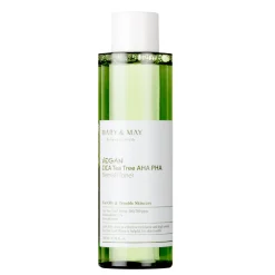 Mary&May - Vegan CICA Tea Tree AHA PHA Toner - Wegański Tonik z Kwasami - 200ml