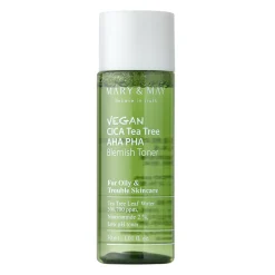 Mary&May - Vegan CICA Tea Tree AHA PHA Toner - Wegański Tonik z Kwasami - 30ml