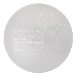 Mary&May - Vegan Niacinamide Panthenol Sun Cushion SPF50+/PA++++ - Krem z Filtrem w Poduszce - 25g