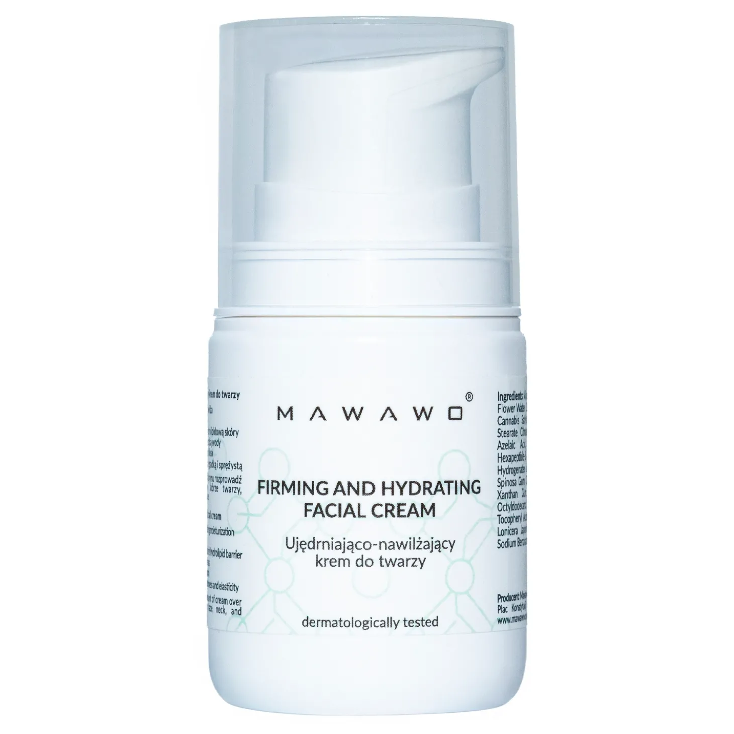 Mawawo - Firming and Hydrating Facial Cream - Ujędrniająco-Nawilżający Krem do Twarzy - 50ml