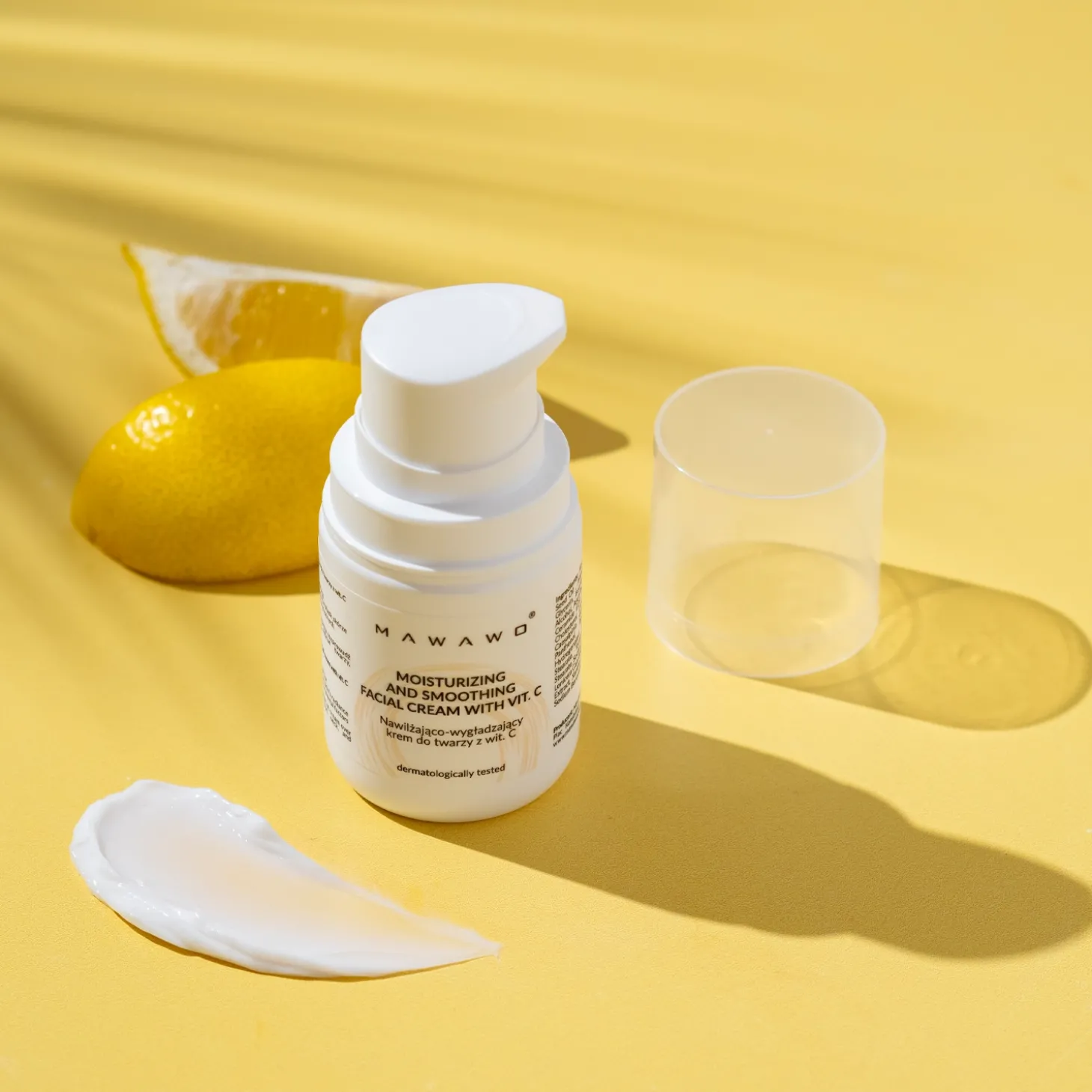 Mawawo - Moisturizing and Smoothing Facial Cream With Vit. C - Nawilżająco-Wygładzający Krem - 50ml