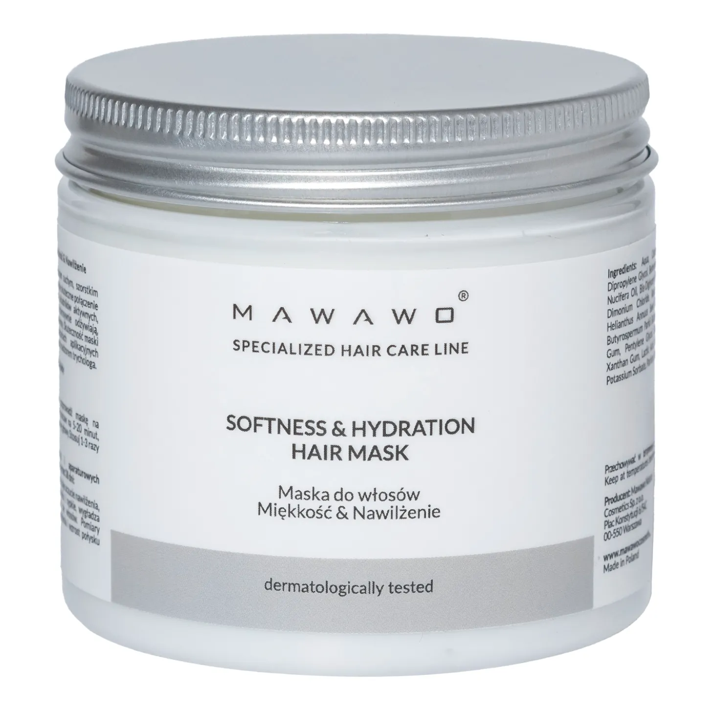 Mawawo - Softness & Hydration Hair Mask - Maska do Włosów Miękkość & Nawilżenie - 200ml