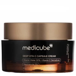 Medicube - Deep Vita C Capsule Cream - Rozjaśniająco-Ujędrniający Krem do Twarzy - 55g
