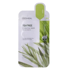 Mediheal - Teatree Essential Mask - Łagodząca Maska do Twarzy w Płachcie - 1szt/24ml
