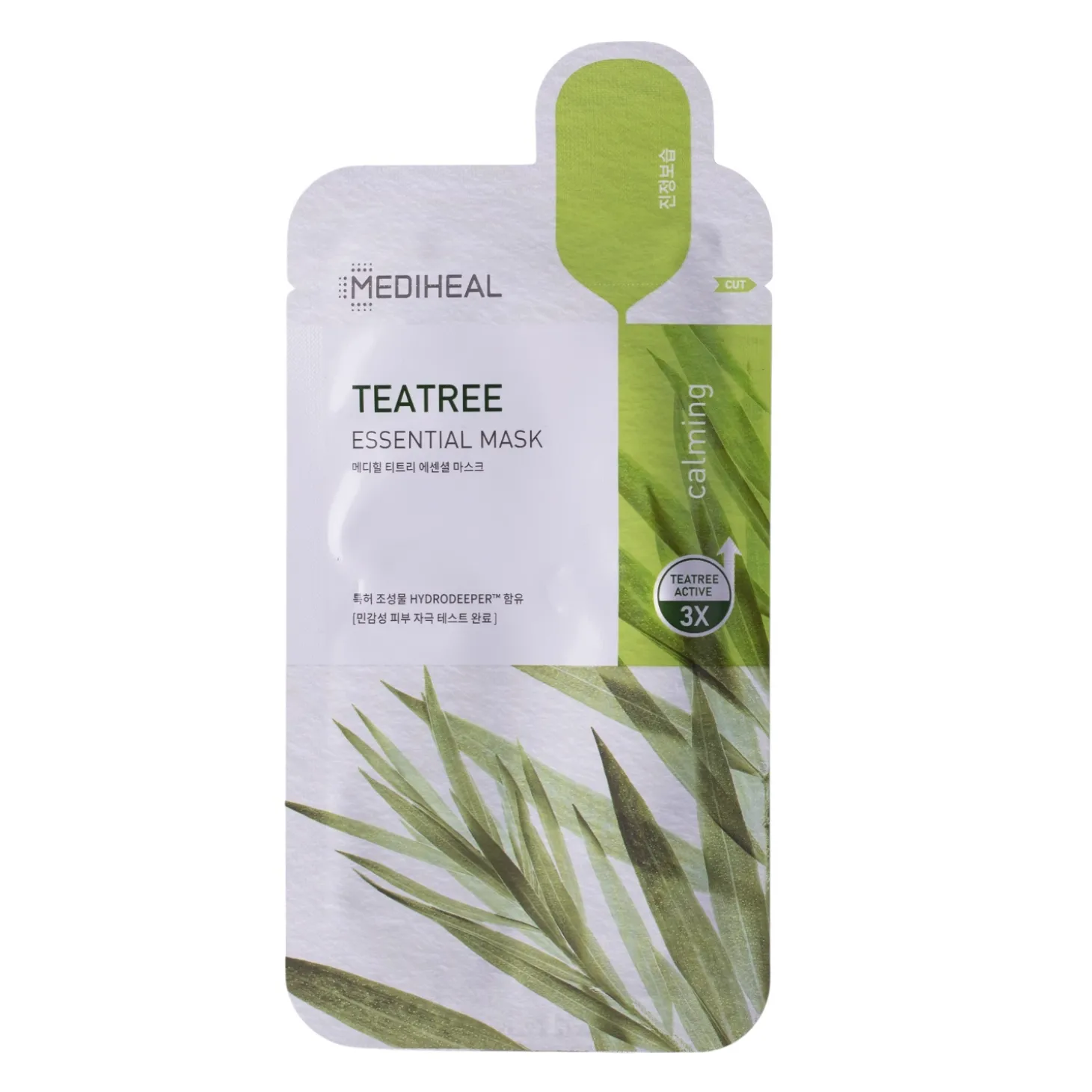 Mediheal - Teatree Essential Mask - Łagodząca Maska do Twarzy w Płachcie - 1szt/24ml