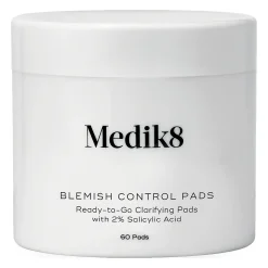 Medik8 - Blemish Control Pads - Ready-to-Go Clarifying Pads - Bezalkoholowe Płatki Złuszczające dla Skóry Problematycznej - 60szt