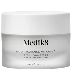 Medik8 - Daily Radiance Vitamin C - C-Tetra Cream SPF30 - Nawilżający Krem z Witaminą C i Ochroną Przeciwsłoneczną - 50ml