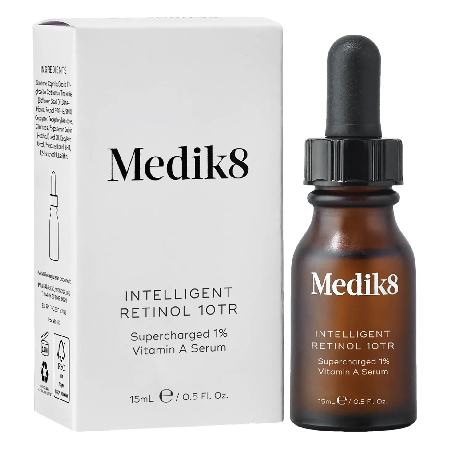 Medik8 - Intelligent Retinol 10TR - Przeciwstarzeniowe Serum do Twarzy z Witaminą A 1% - 15ml