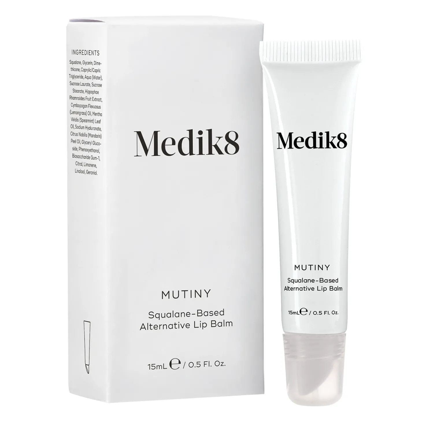Medik8 - Mutiny - Squalane - Based Alternative Lip Balm - Nawilżający Balsam do Ust na Bazie Skwalanu - 15ml