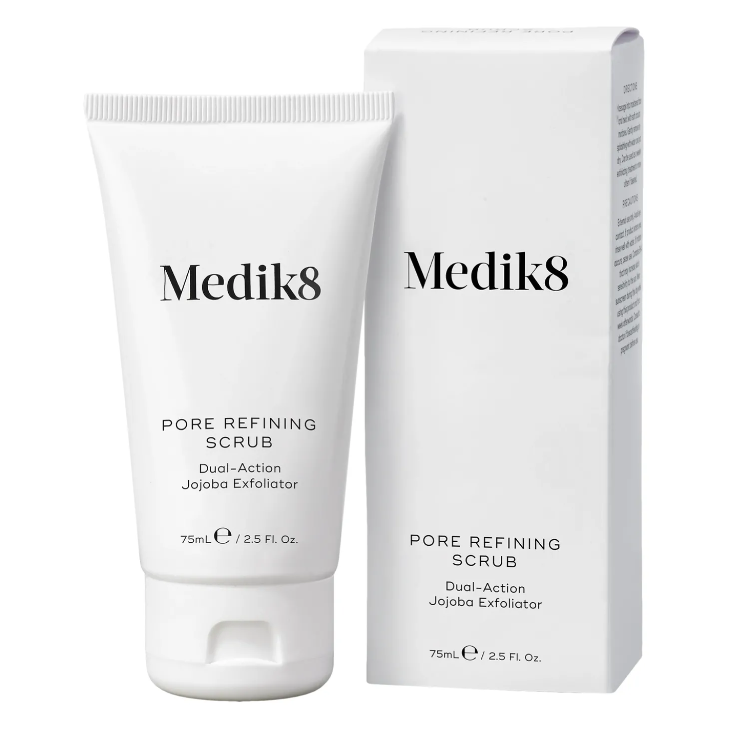 Medik8 - Pore Refining Scrub - Dual-Action Jojoba Exfoliator - Oczyszczający Peeling do Twarzy - 75ml