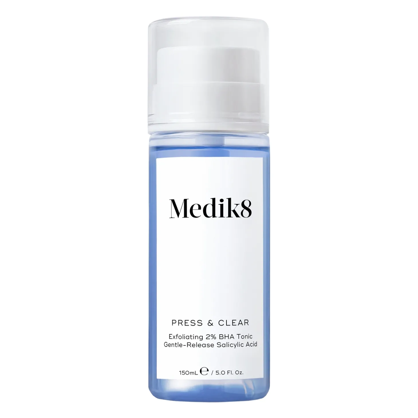 Medik8 - Press&Clear Exfoliating 2% BHA Toner - Złuszczający Tonik z Kwasem Salicylowym - 150ml