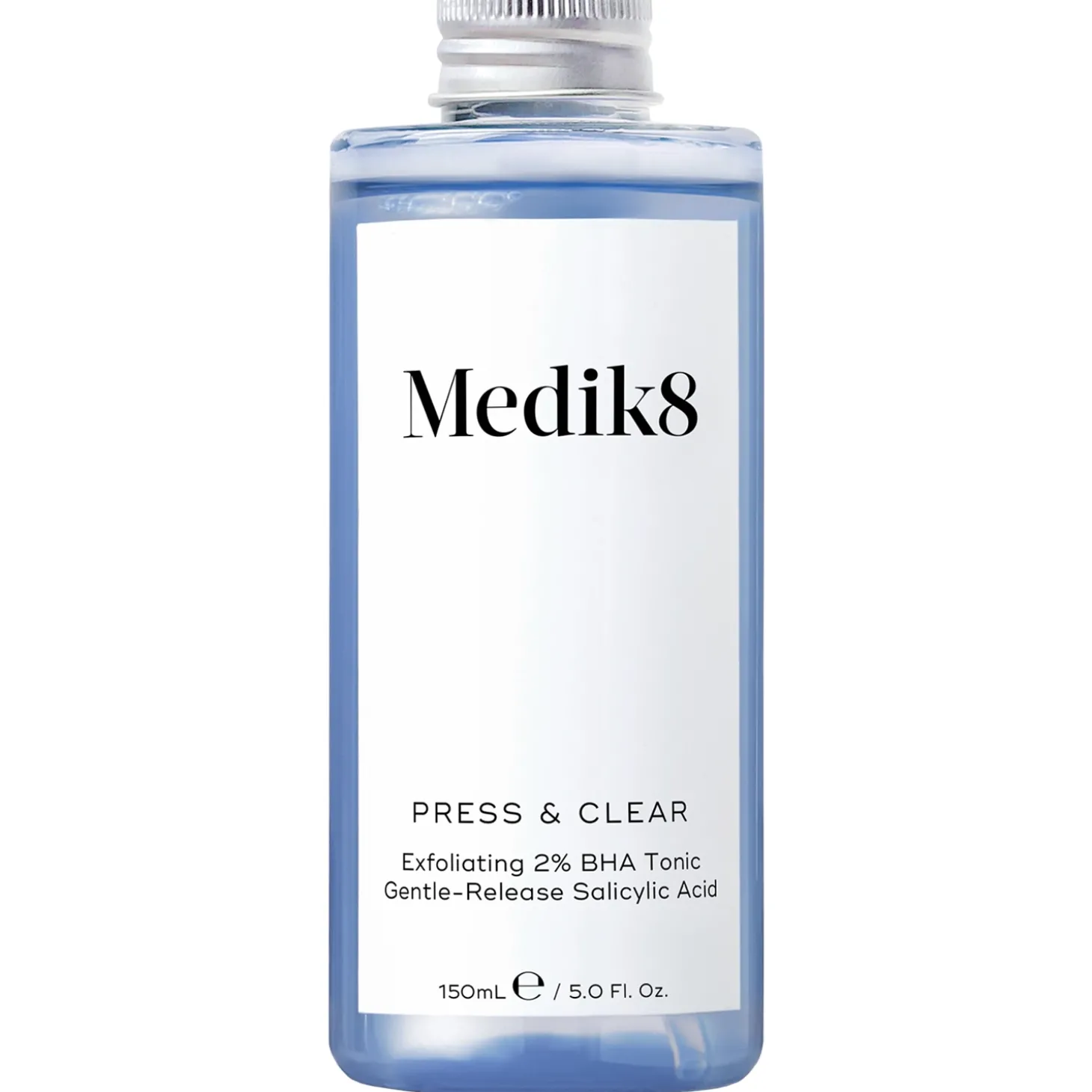 Medik8 - Press&Clear Exfoliating 2% BHA Toner - Złuszczający Tonik z Kwasem Salicylowym - 150ml - Refill