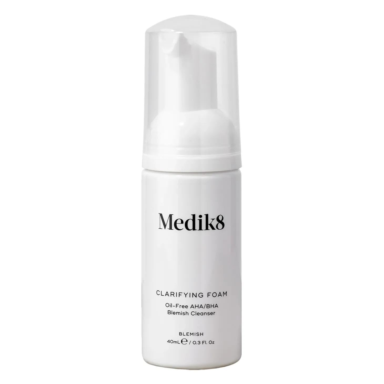 Medik8 - Try Me Size - Clarifying Foam - Bezolejowa Pianka Oczyszczająca z Kwasami AHA/BHA - 40ml