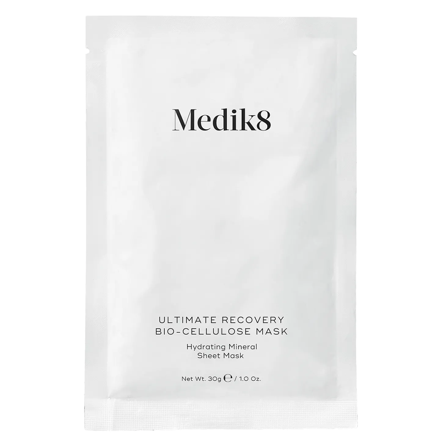 Medik8 - Ultimate Recovery Bio-Cellulose Mask - Hydrating Mineral Sheet Mask - Regenerująco - Kojące Maski do Twarzy z Kwasem Hialuronowym - 6 sztuk