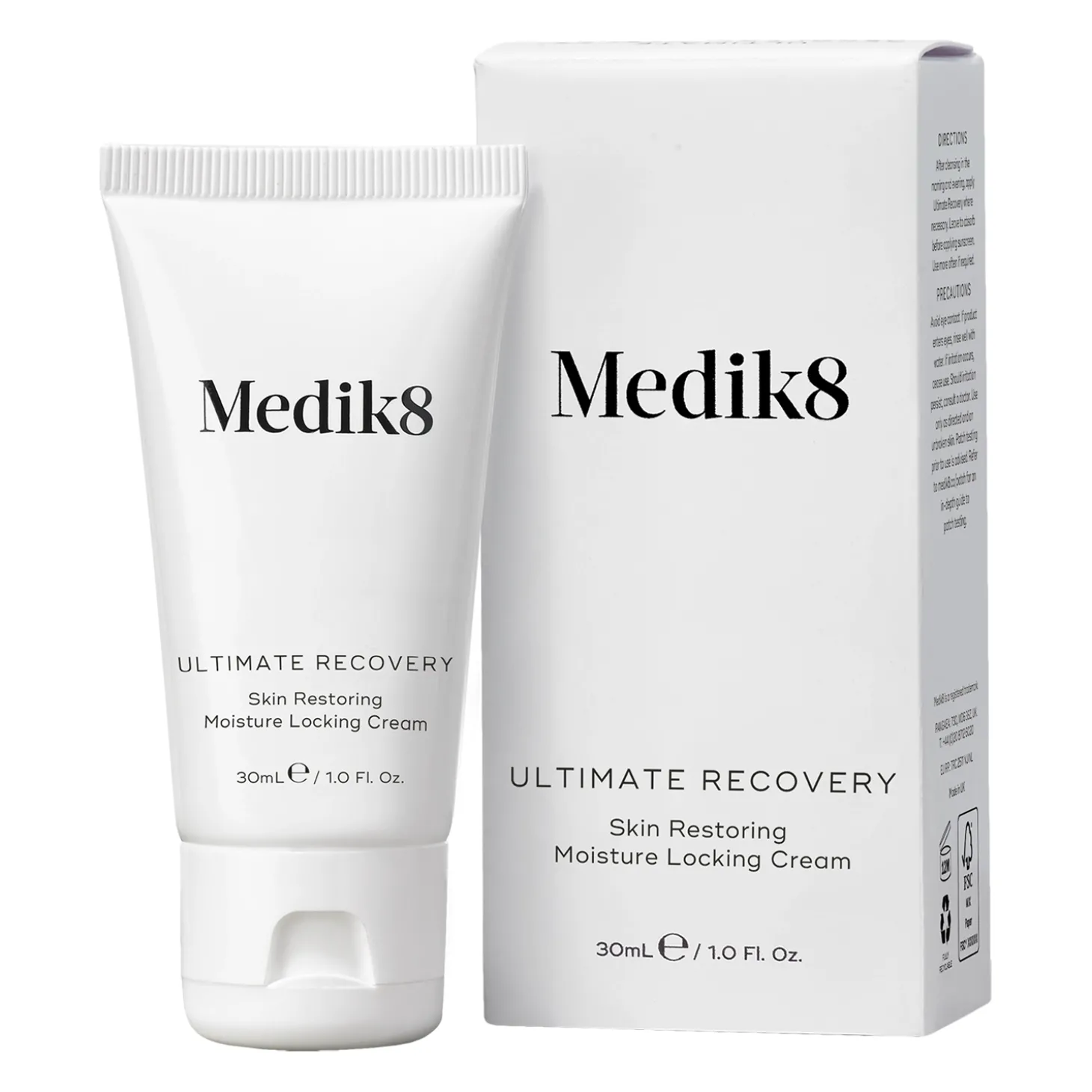 Medik8 - Ultimate Recovery - Skin Restoring Moisture Locking Cream - Krem Odżywczy z Kofeiną i Witaminą E - 30ml
