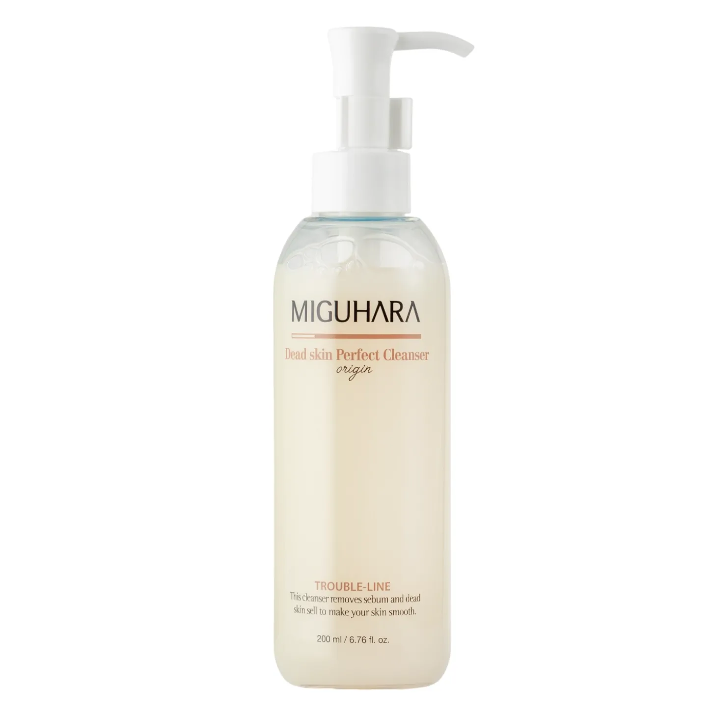 Miguhara - Dead Skin Perfect Cleanser Origin - Złuszczający Żel do Mycia Twarzy - 200ml