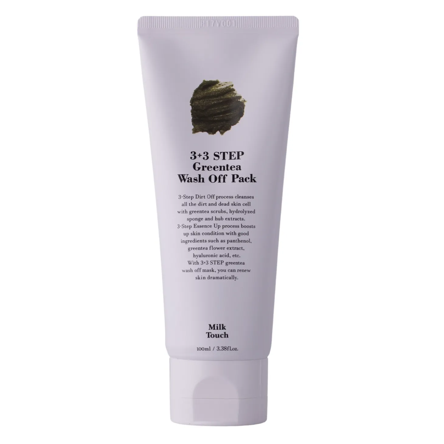 Milk Touch - Greentea Wash Off Pack - Oczyszczająca Maseczka do Twarzy z Zieloną Herbatą - 100ml. OUTLET