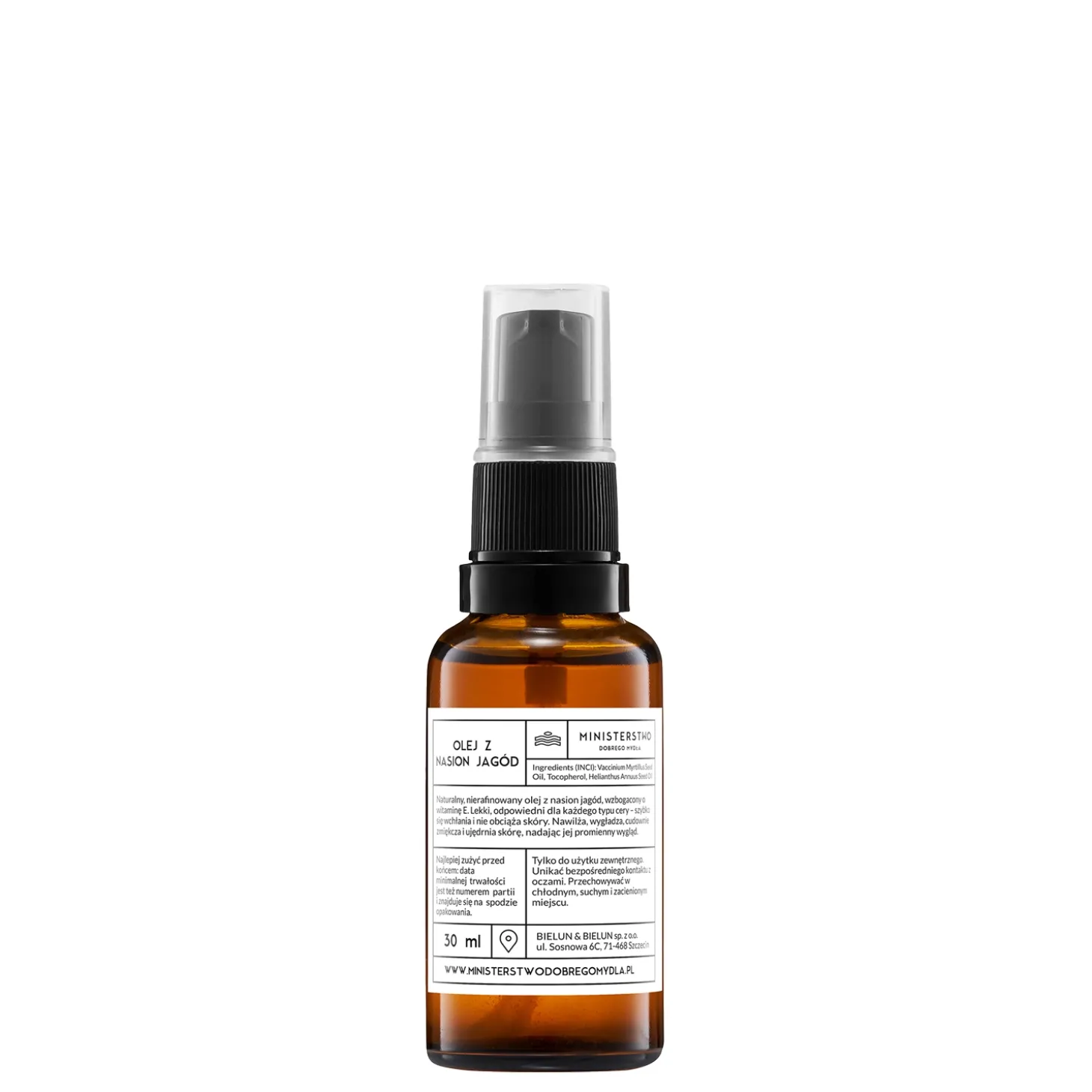 Ministerstwo Dobrego Mydła - Olej z Nasion Jagód - 30ml