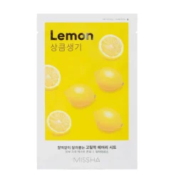 Missha - Airy Fit  Sheet Mask - Lemon - Cytrynowa Maska w Płachcie - 19g