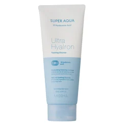 Missha - Super Aqua Ultra Hyalron Cleansing Foam - Nawilżająca Pianka Oczyszczająca - 200ml