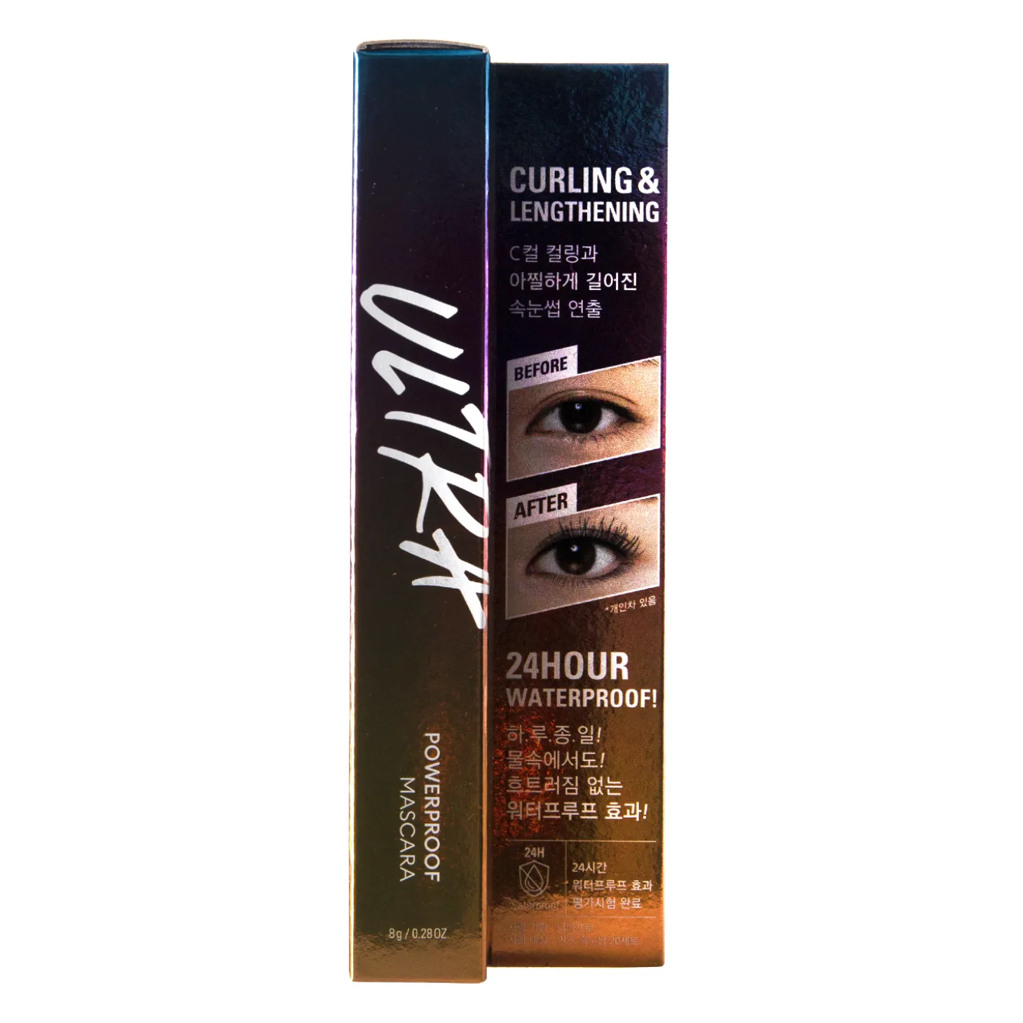 Missha - Ultra Powerproof Mascara - Curling&Lenghtening - Podkręcający i Wydłużający Tusz do Rzęs - Black - 9g