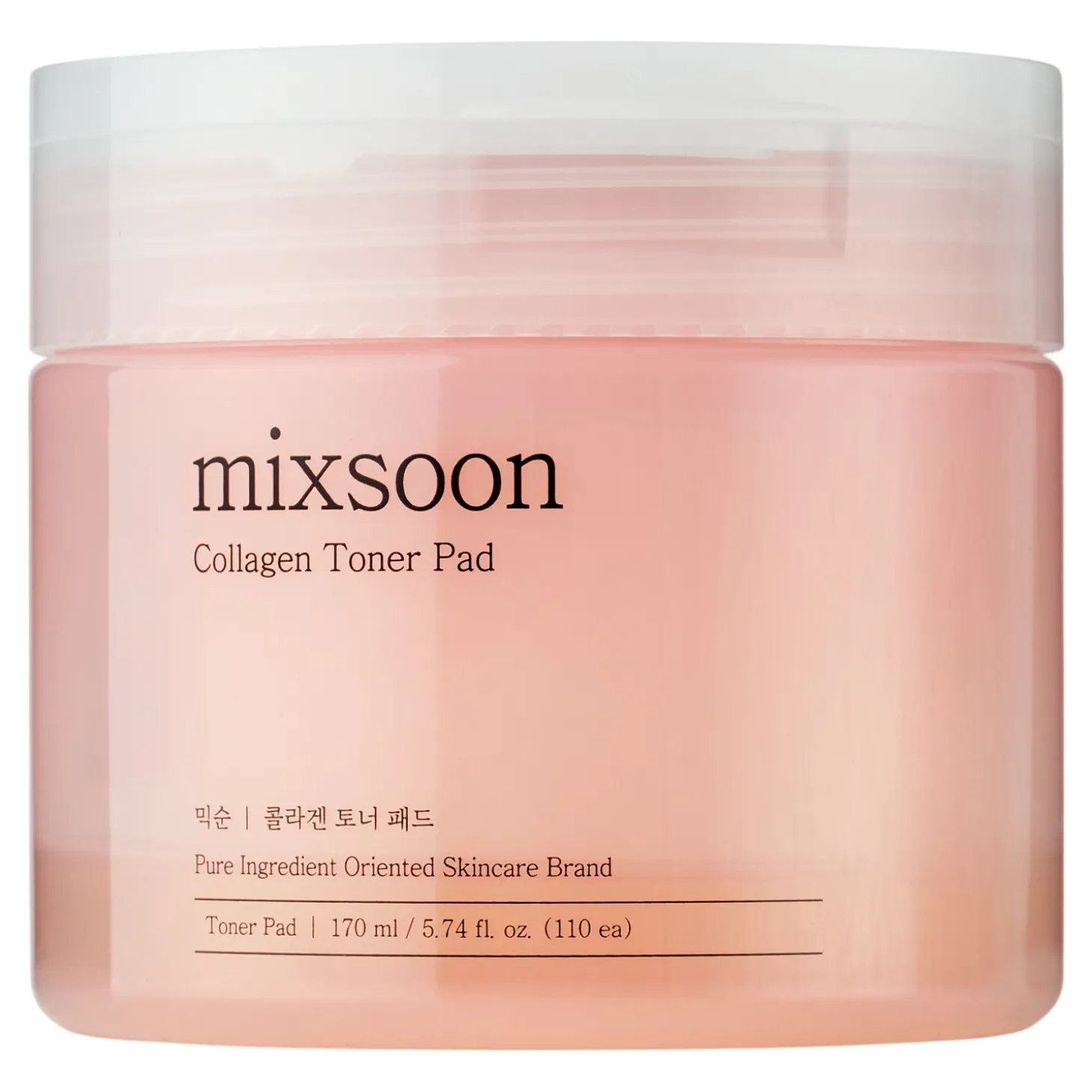 Mixsoon - Collagen Toner Pad - Ujędrniające Płatki Kolagenowe do Twarzy - 170ml/110szt.
