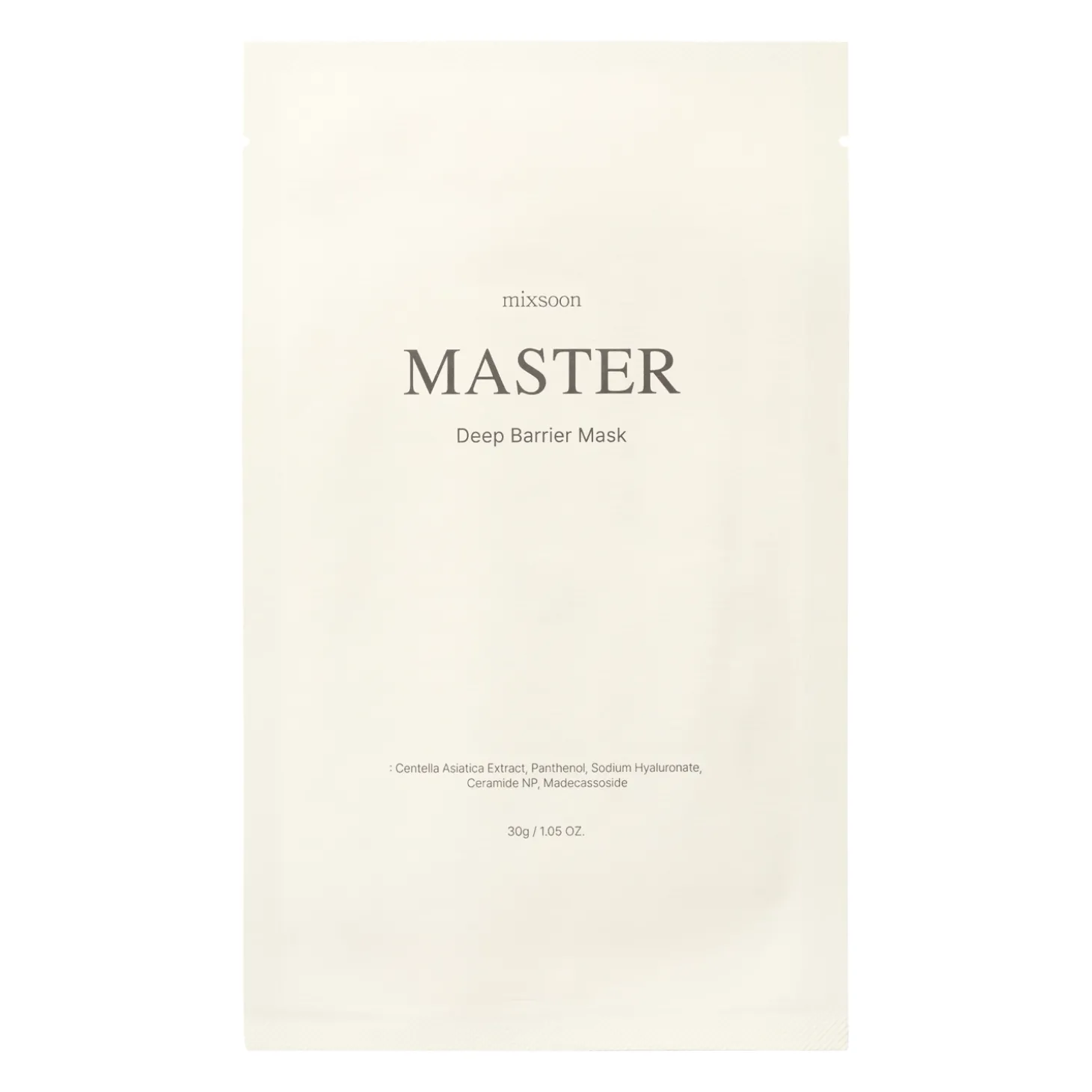 Mixsoon - Master Deep Barrier Mask - Zestaw Masek Odbudowujących Barierę Hydrolipidową - 5szt.