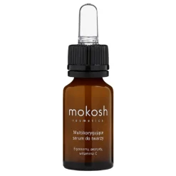 Mokosh -  Multikorygujące Serum do Twarzy Egzosomy, Peptydy, Witamina C - 12ml