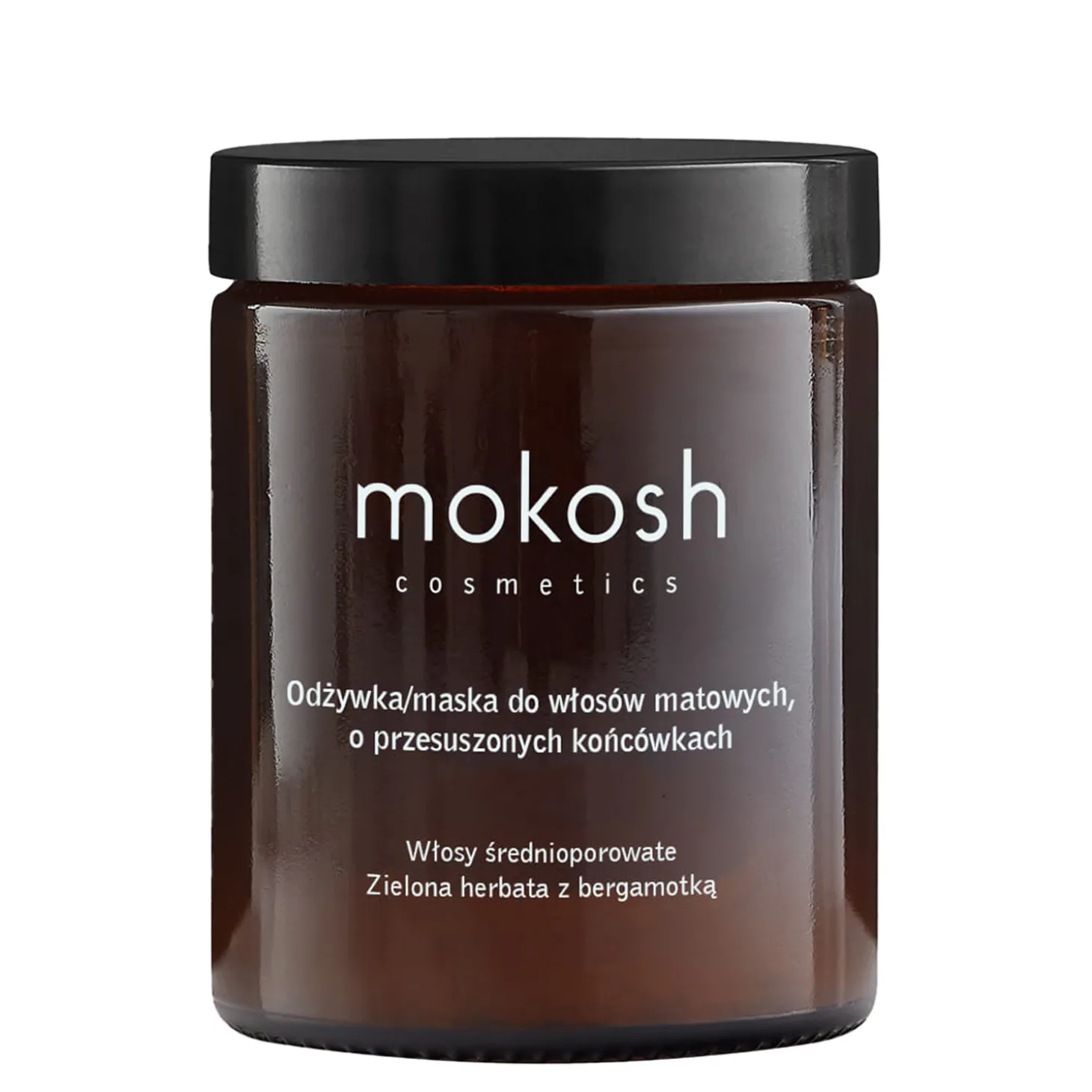 Mokosh - Odżywka/Maska do Włosów Matowych, o Przesuszonych Końcówkach - Zielona Herbata z Bergamotką - 180ml