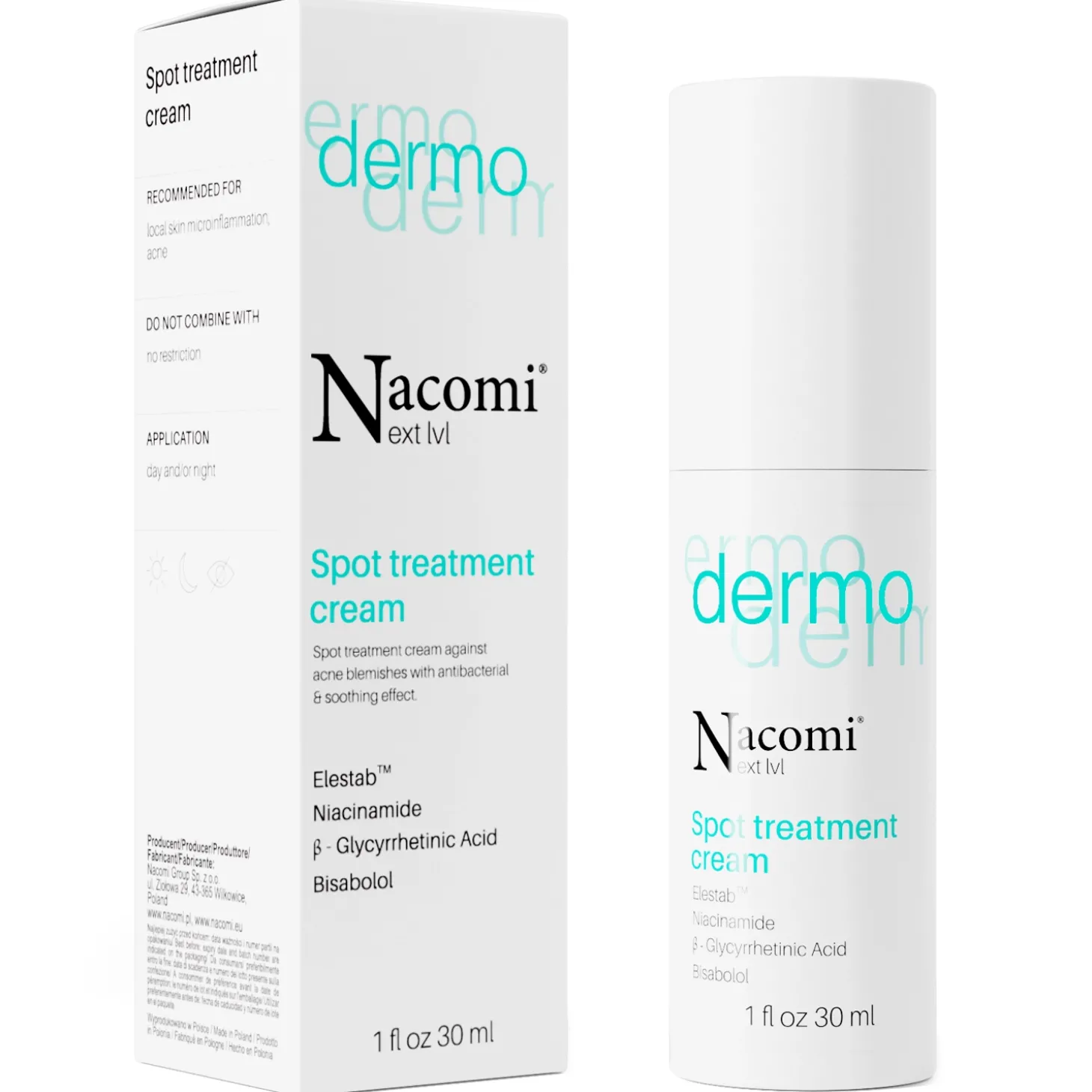 Nacomi - Dermo - Punktowy Krem Przeciwdziałający Niedoskonałościom - 30ml