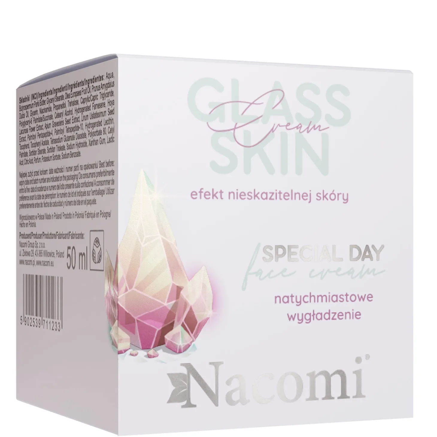 Nacomi - Krem do Twarzy - Glass Skin - 50 ml