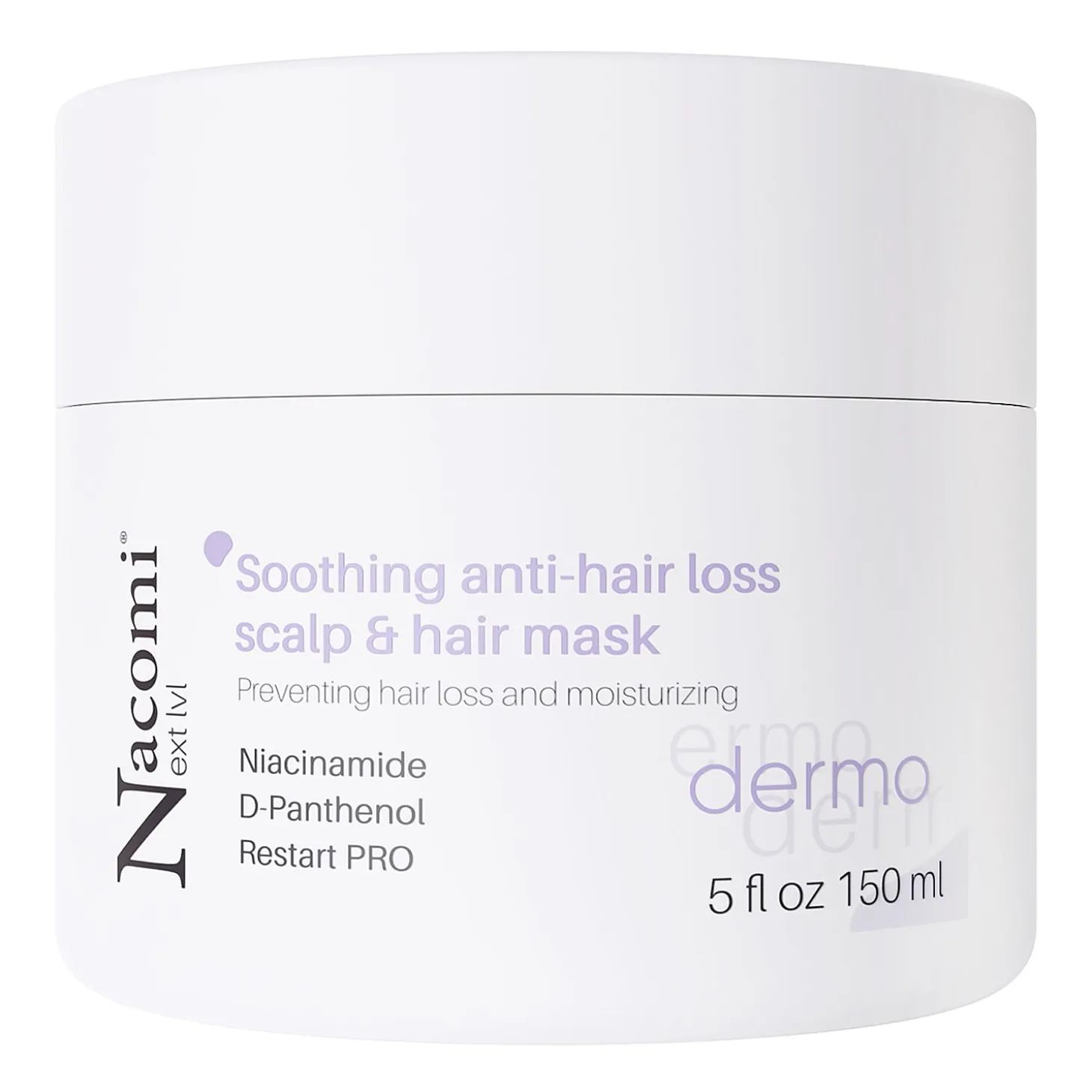 Nacomi - Next Level - Soothing Anti-Hair Loss Scalp & Hair Mask - Maska do Skóry Głowy i Włosów - 150ml