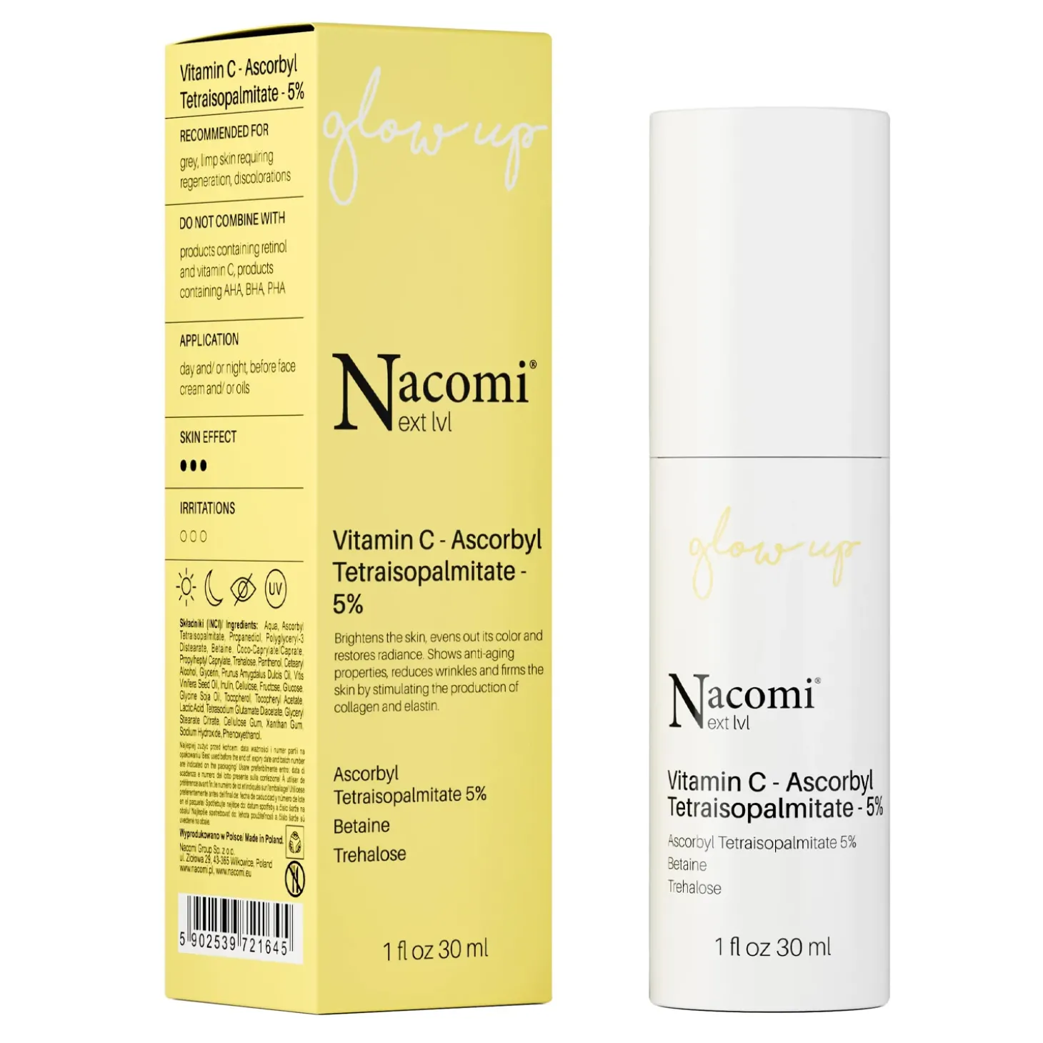 Nacomi - Next Lvl - Witamina C - Ascorbyl Tetraisopalmitate 5% - 30ml