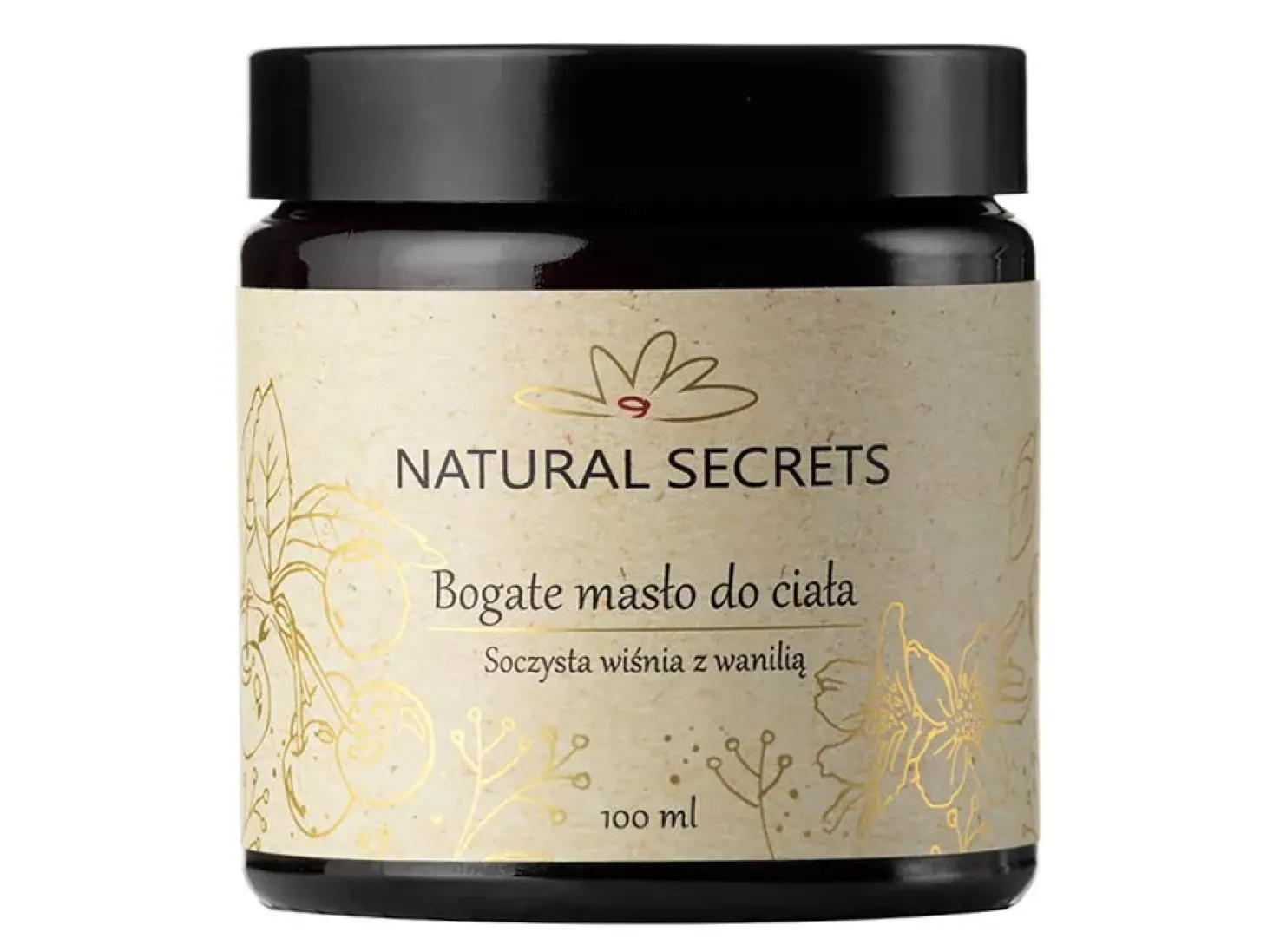 Natural Secrets - Bogate Masło Do Ciała - Soczysta Wiśnia z Wanilią - 100ml