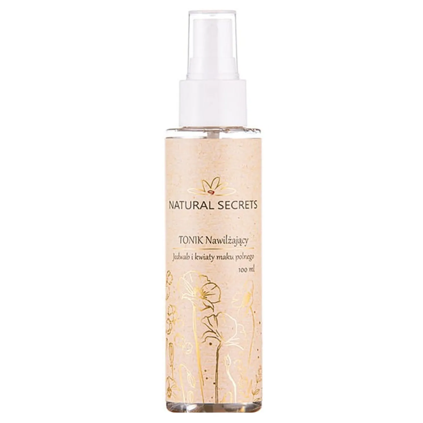 Natural Secrets - Tonik Nawilżający - Jedwab i Kwiaty Maku Polnego - 100ml