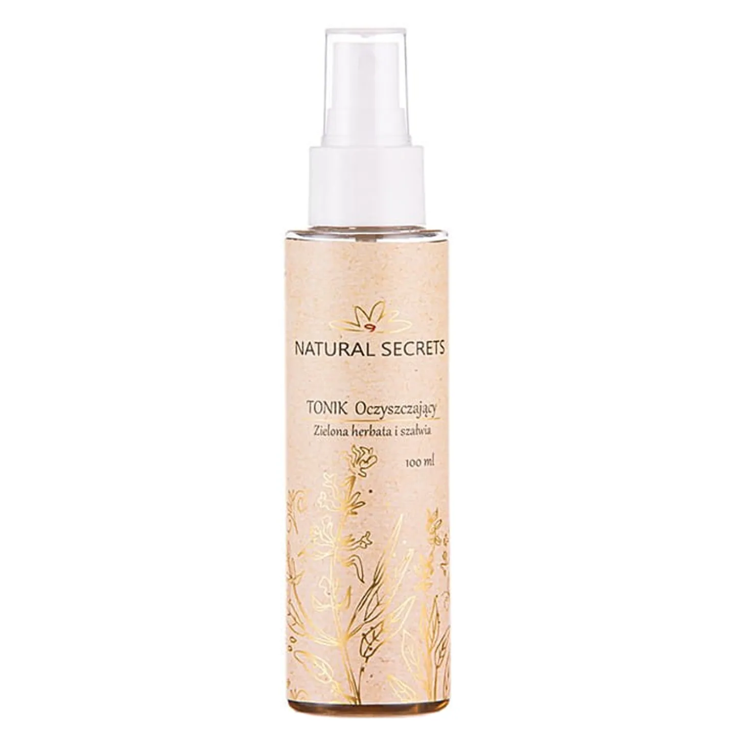 Natural Secrets - Tonik Oczyszczający - Zielona Herbata i Szałwia - 100ml