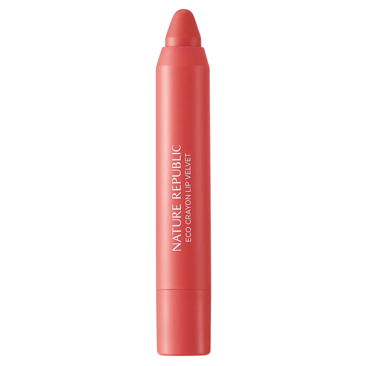 Nature Republic - By Flower Eco Crayon Lip Velvet - Pomadka do Ust - 02 Pink Breeze - 2,8g