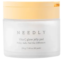 Needly - Vita C Glow Jelly Pad - Rozświetlające Płatki do Twarzy z Witaminą C - 60szt/210g