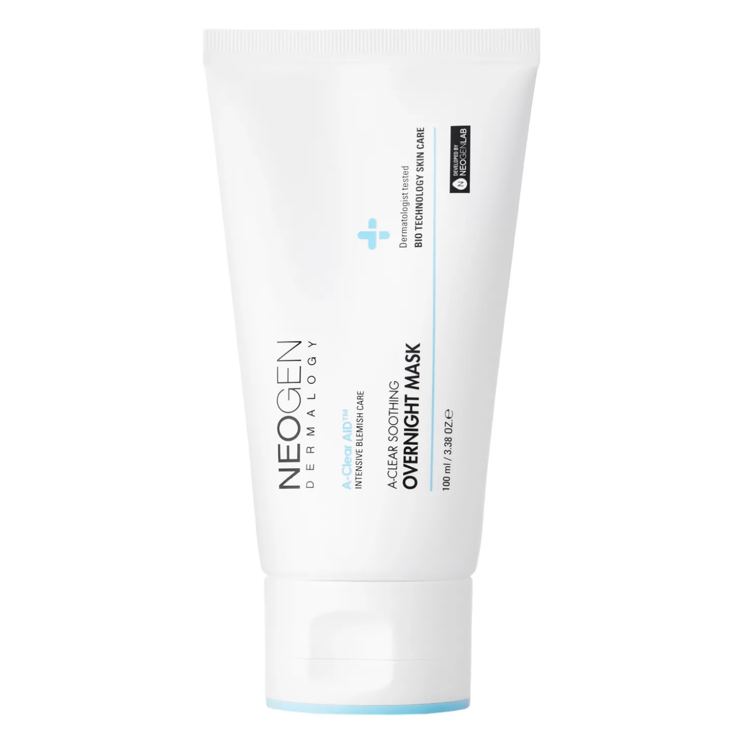 Neogen - Dermalogy A-Clear Soothing Overnight Mask - Kojąca Maska do Twarzy na Noc - 100ml