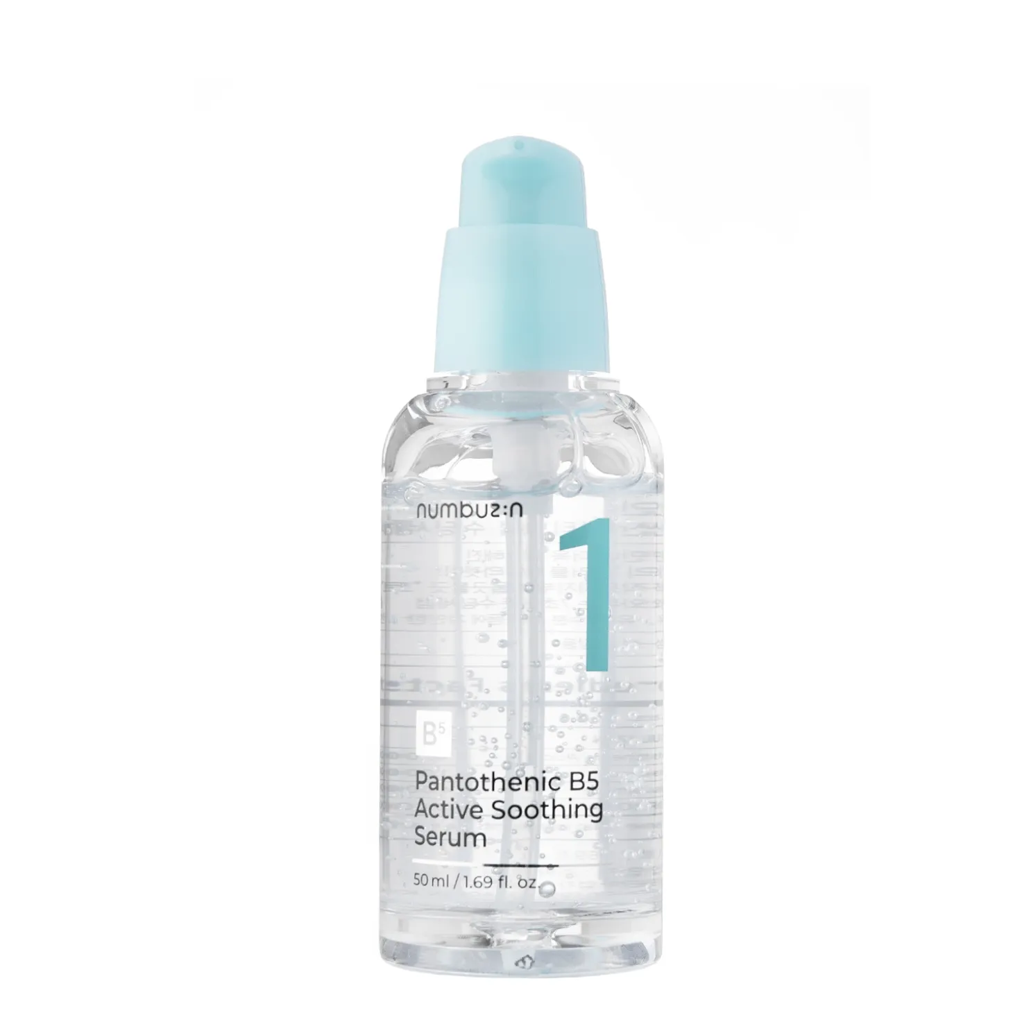 Numbuzin - No.1 Pantothenic B5 Active Soothing Serum - Intensywnie Nawilżające Serum do Twarzy - 50ml