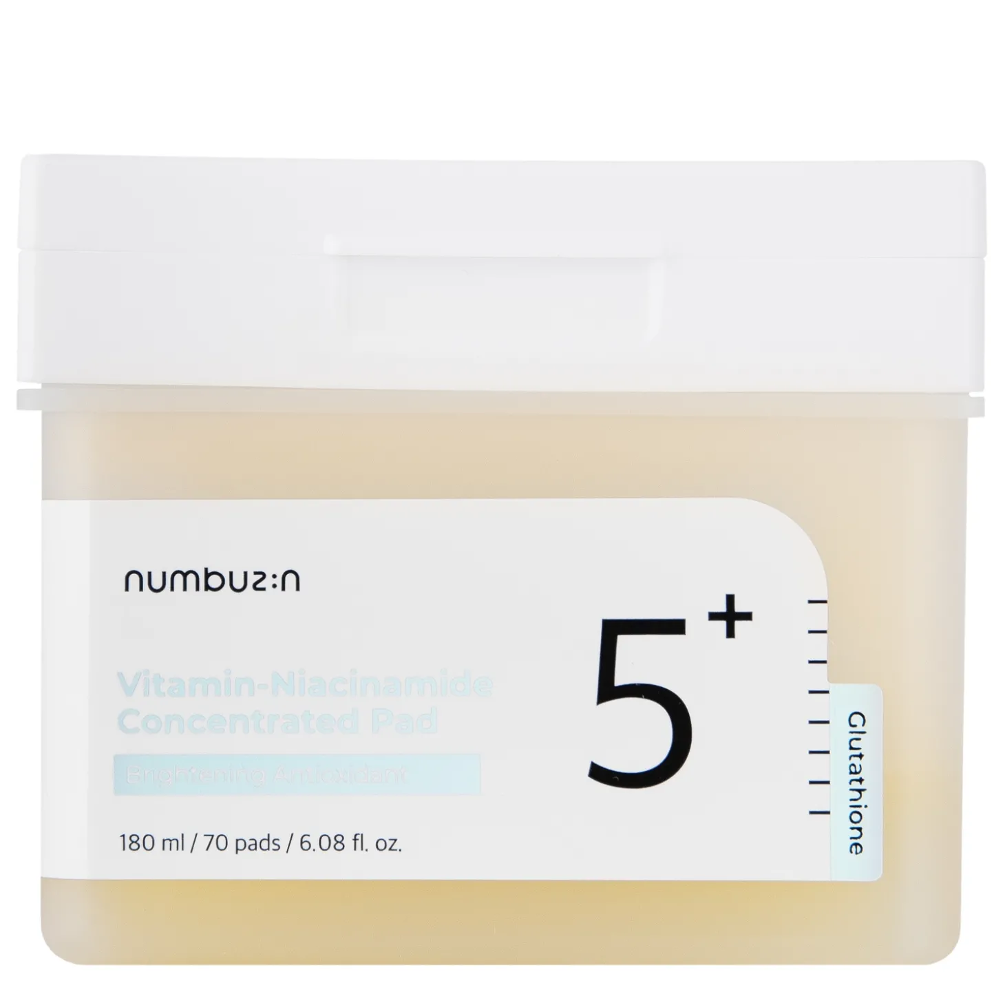 Numbuzin - No.5 Vitamin - Niacinamide Concentrated Pad - Płatki z Niacynamidem do Twarzy - 180ml/70szt.
