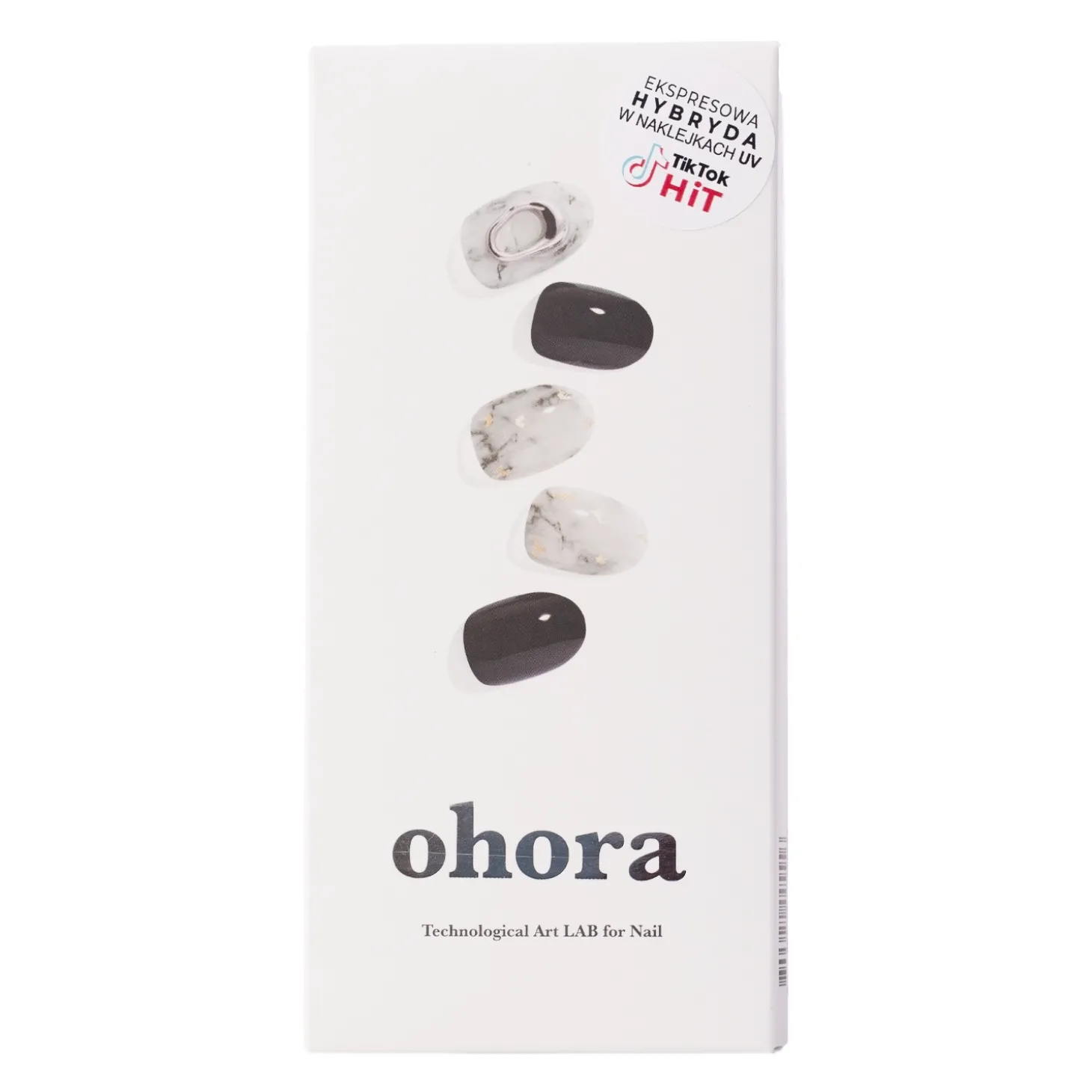 Ohora - Semicured Gel Nail - Hybrydowe Naklejki na Paznokcie - Manicure - Marble Stone - 30szt.