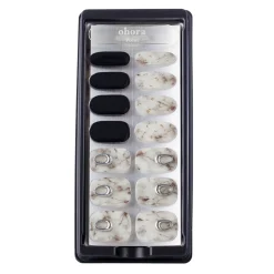 Ohora - Semicured Gel Nail - Hybrydowe Naklejki na Paznokcie - Manicure - Marble Stone - 30szt.