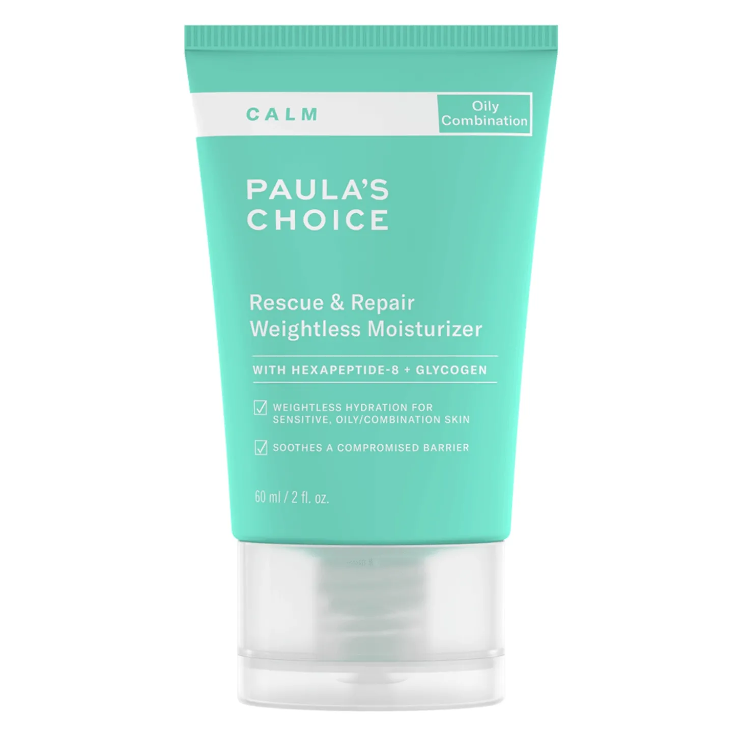 Paula's Choice - Calm Rescue & Repair Weightless Moisturizer - Lekki Krem Nawilżający na Noc - 60ml