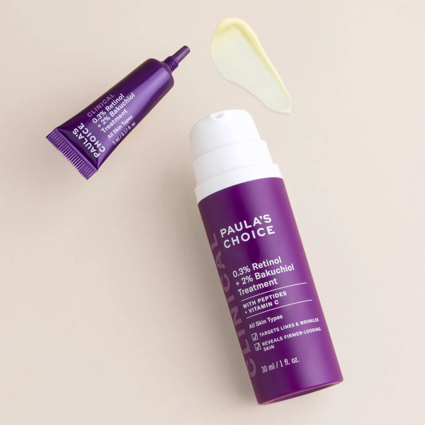 Paula's Choice - Clinical - 0.3% Retinol + 2% Bakuchiol Treatment - Balsam do Twarzy z 0.3% Retinolem oraz 2% Bakuchiolem - 5ml