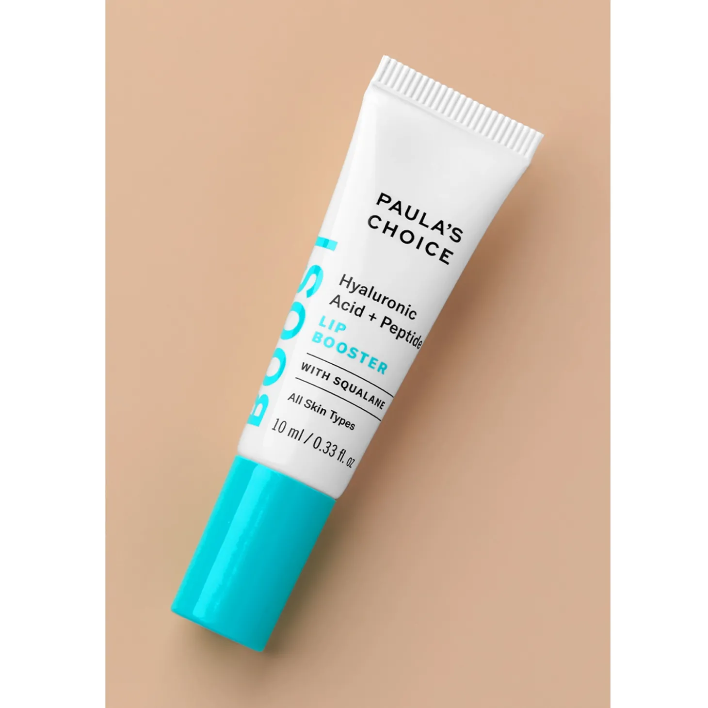 Paula's Choice - Hyaluronic Acid + Peptide Lip Booster - Przeciwstarzeniowy i Nawilżający Balsam do Ust z Kwasem Hialuronowym, Peptydami i Skwalanem - 10ml