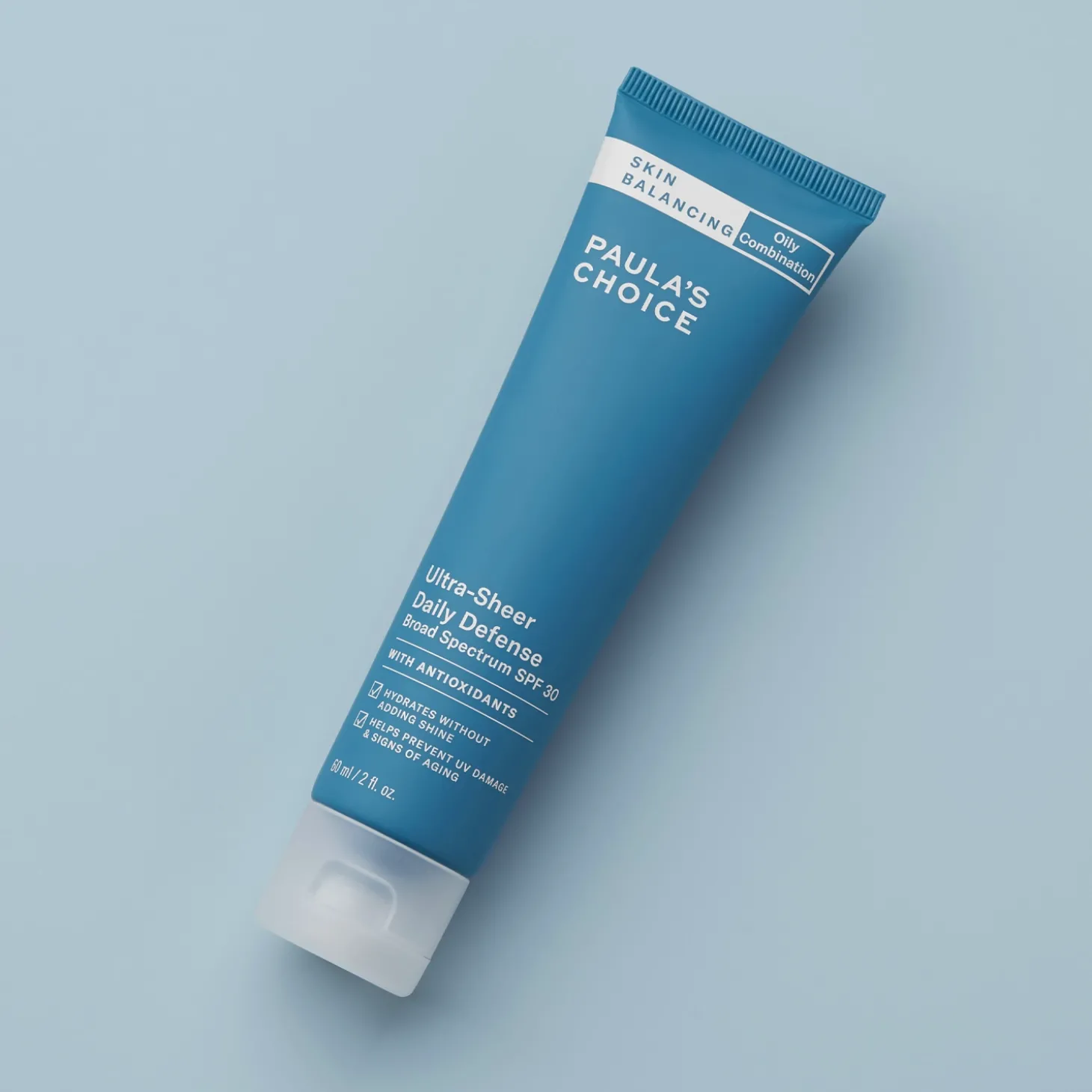 Paula's Choice - Skin Balancing - Ultra-Sheer Daily Defense SPF30 - Lekki Matujący Krem Przeciwsłoneczny - 60ml