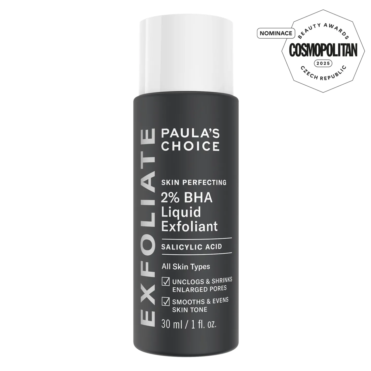 Paula's Choice - Skin Perfecting - 2% BHA Liquid Exfoliant - Płyn Złuszczający z 2% Kwasem Salicylowym - 30ml