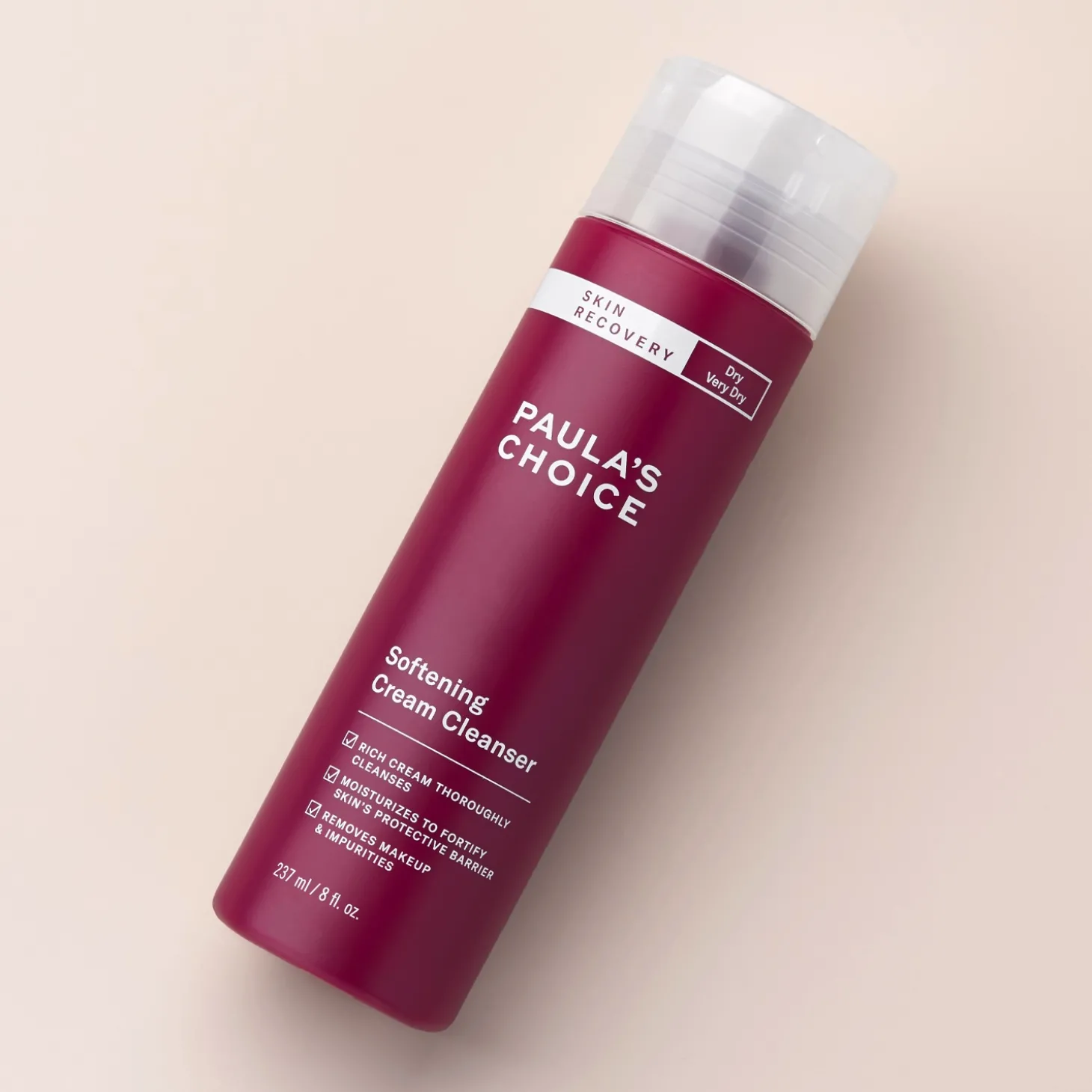 Paula's Choice - Skin Recovery - Softening Cream Cleanser - Nawilżająca Emulsja do Demakijażu - 237ml