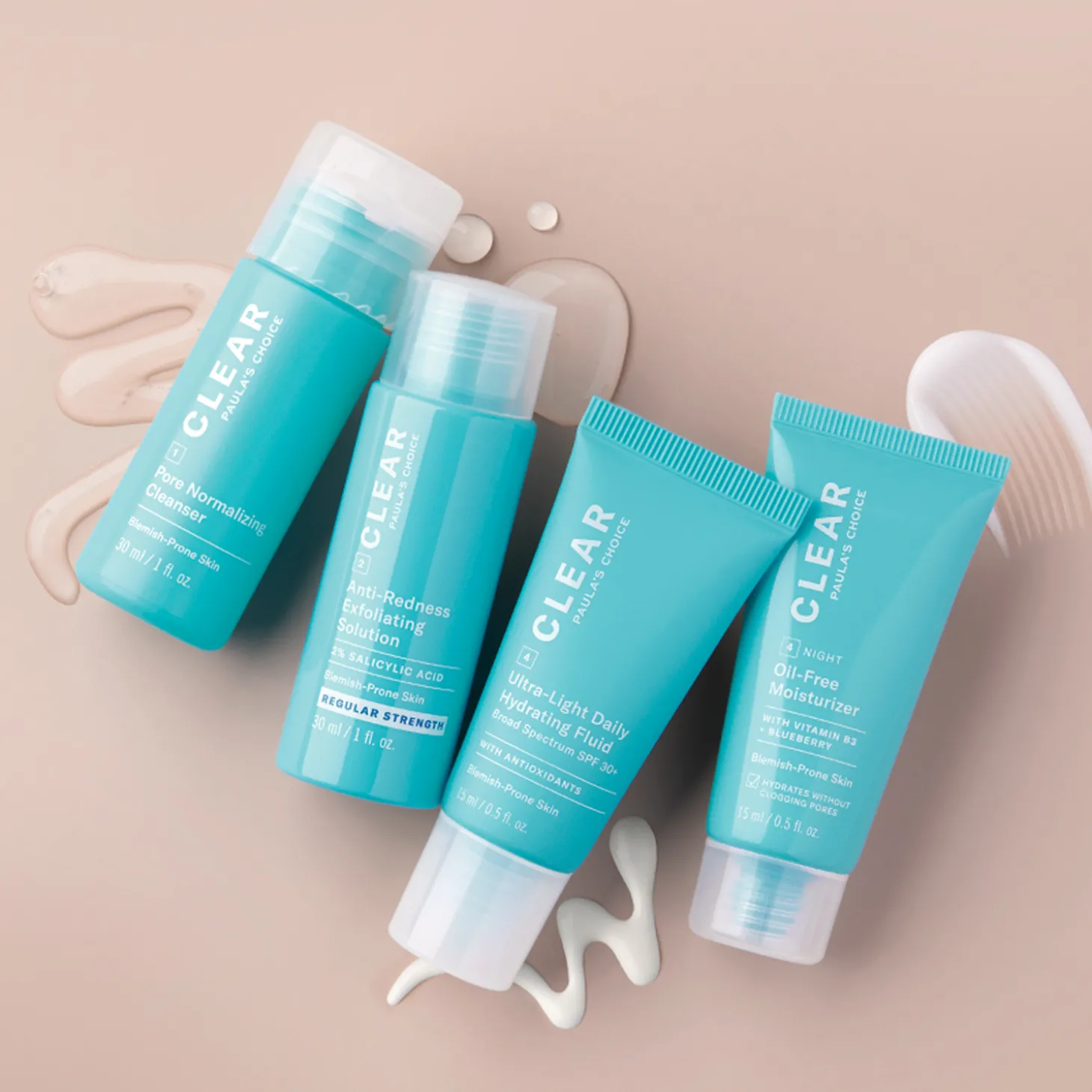 Paula's Choice - Trial Kit Clear Regular Strength - Zestaw Kosmetyków Regulujących